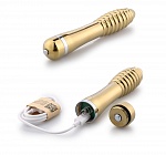 ВИБРОМАССАЖЁР РЕЛЬЕФНЫЙ NOTABU цвет золото