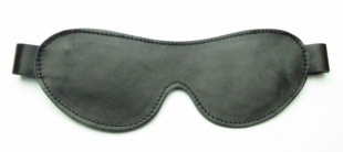 МАСКА ЧЕРНАЯ ИЗ КОЖИ BDSM АРСЕНАЛ