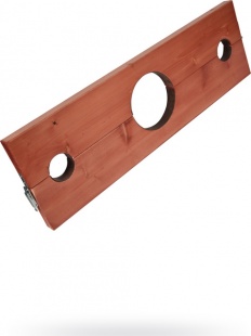 Колодка дерево (обработка мехом)