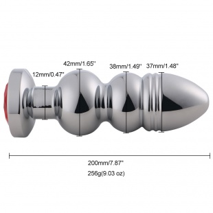Анальная пробка с вибрацией RUNYU "RY-121", Silver