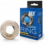 Кольцо эрекционное «Cock Ring», цвет черный, материал силикон, Sex Expert SEM-55281