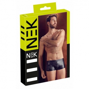 Трусы мужские с накладным карманом - черные - размер L