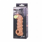 Насадка KOKOS реалистичная с дополнительной стимуляцией, TPE, NS-003-S