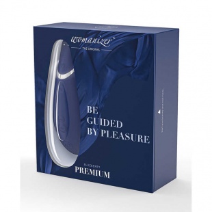 Бесконтактный клиторальный стимулятор Womanizer Premium, синий