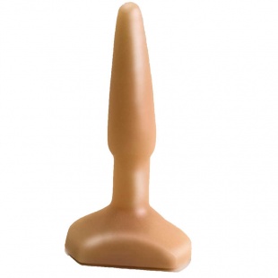 Анальная пробка с тонкой втулкой Биоклон ., телесная