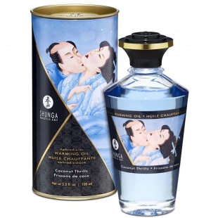 МАСЛО МАССАЖНОЕ КОКОСОВОЕ ВОЛНЕНИЕ  SHUNGA EROTIC ART 100 ML.