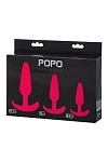 НАБОР ИЗ 3-Х АНАЛЬНЫХ ВТУЛОК POPO PLEASURE
