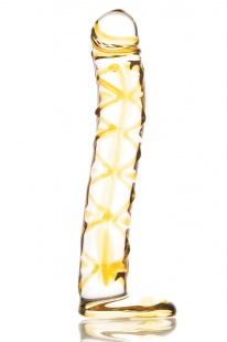 ФАЛЛОИМИТАТОР СТЕКЛО РЕБРИСТЫЙ  17 СМ. SEXUS GLASS