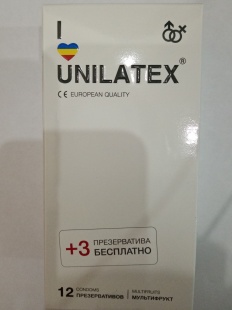 Презервативы Unilatex Multifruit 12шт.