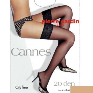 Чулки "Pierre Cardin" (Пьер Карден) Cannes 20den visone (легкий загар) размер-3