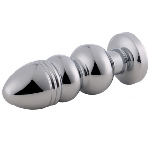 Анальная пробка с вибрацией RUNYU "RY-121", Silver