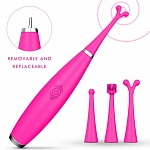 Ультратонкий вибростимулятор SPARKLE kit (Magenta) с набором насадок