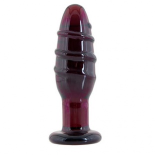 АНАЛЬНАЯ ВТУЛКА РЕБРИСТАЯ СТЕКЛО SEXUS GLASS