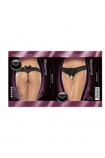 СТРИНГИ ОТКРЫТЫЕ ЧЕРНЫЕ-S/M