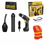 СЕКС НАБОР С РЕБРИСТЫМ ЧЛЕНОМ 7 ПРЕДМЕТОВ DRILLDO SPIRAL SET 6 PC