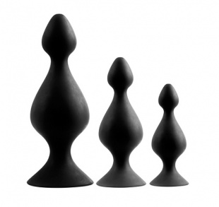 Excellent Power Набор анальных втулок l=14, 10, 8см