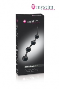 Анальные бусы Mystim e-stim anal beads Booty Garland L 