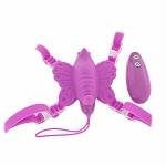 ВИБРОСТИМУЛЯТОР-БАБОЧКА ПОЯСНОЙ С ДУ VIBE THERAPE