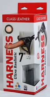 Страпон  HARNESS ULTRA REALISTIC 7" 630603RU