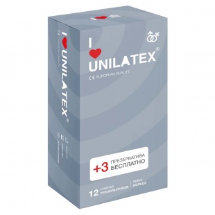 Презервативы Unilatex Ribbed 12шт.