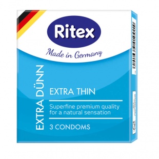 Презервативы Ritex Extra Dunn ультратонкие - 3 шт.